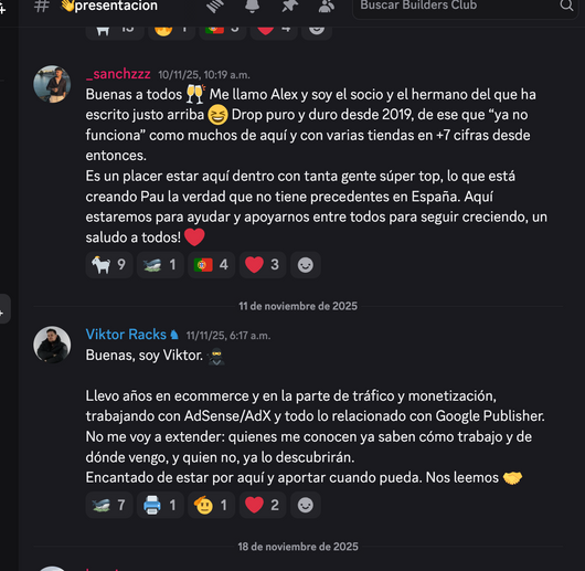 Builders Club #1 Comunidad de E-commerce DTC en España