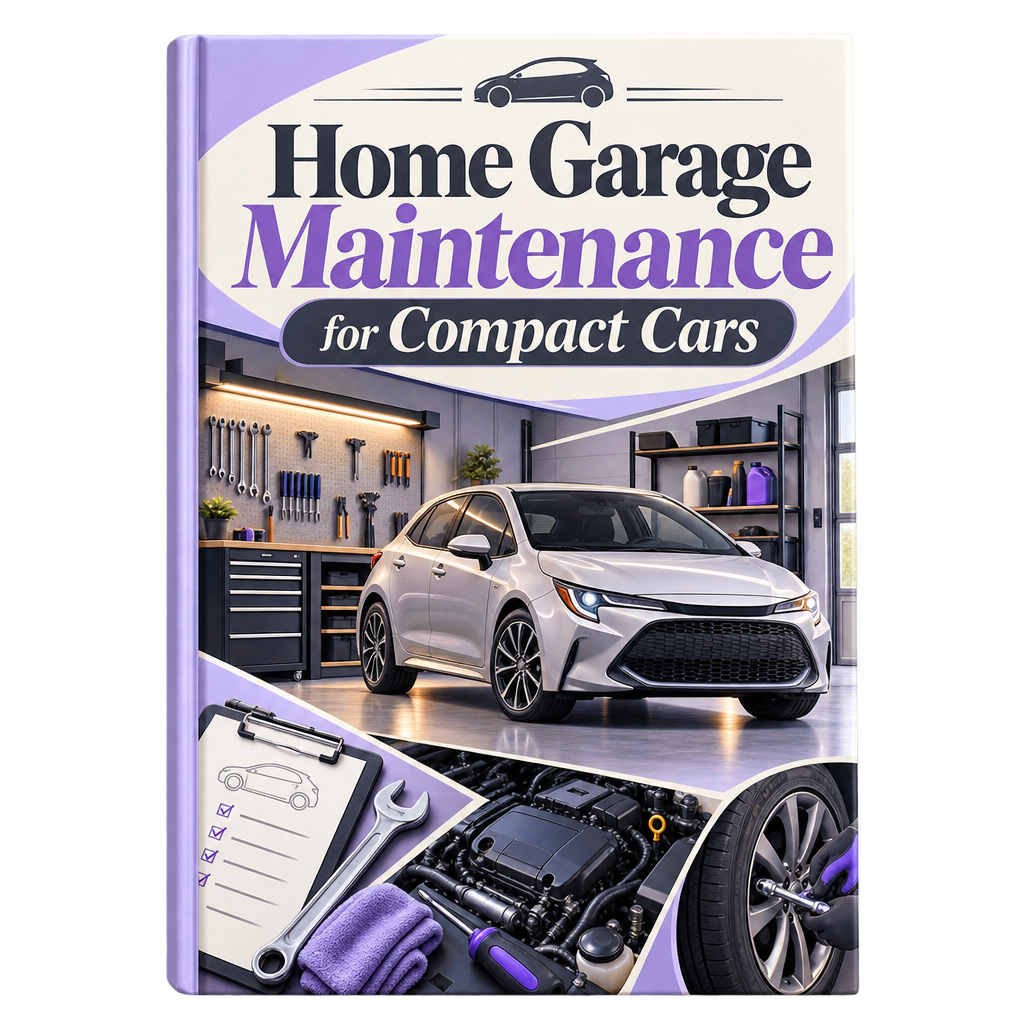 Home Garage Maintenance for Compact Cars ebook cover